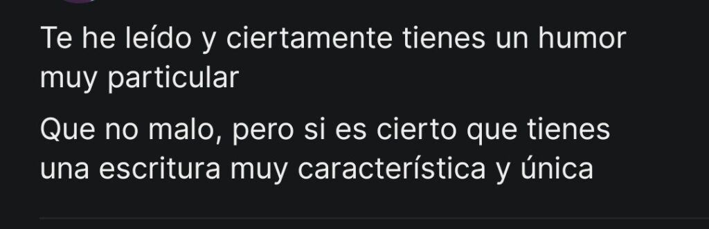 opinión