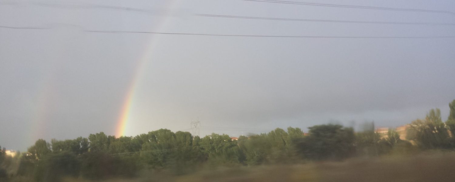 solución arcoiris paisaje
